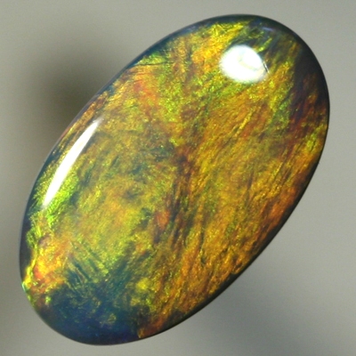 SOLID SEMI BLACK OPAL Golden Sheen pattern, bright and strong golds.  SEE VIDEO